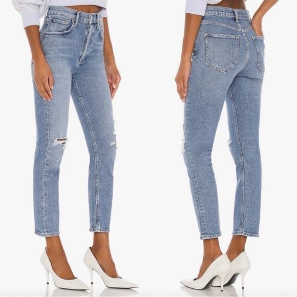 Agolde Riley Jeans Whiplash - Picture 2 of 7